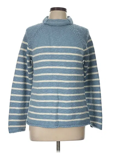Pre-owned L.l.bean Turtleneck Sweater In Blue