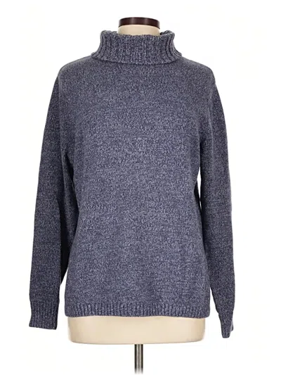 Pre-owned L.l.bean Turtleneck Sweater In Blue