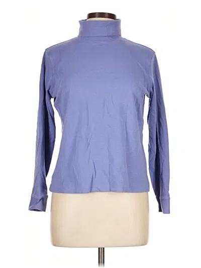 Pre-owned L.l.bean Turtleneck Sweater In Blue