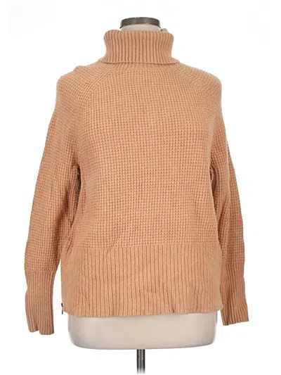 Pre-owned L.l.bean Turtleneck Sweater In Brown