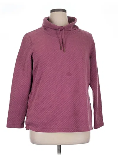 Pre-owned L.l.bean Turtleneck Sweater In Burgundy