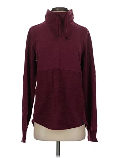 Pre-owned L.l.bean Turtleneck Sweater In Burgundy