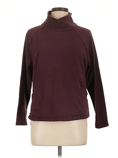 Pre-owned L.l.bean Turtleneck Sweater In Burgundy