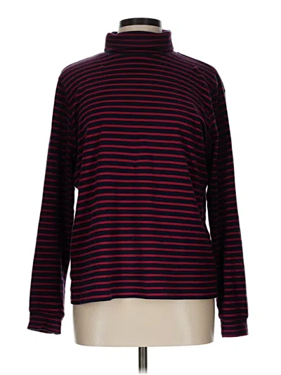 Pre-owned L.l.bean Turtleneck Sweater In Burgundy