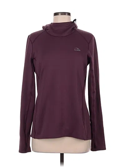 Pre-owned L.l.bean Turtleneck Sweater In Burgundy