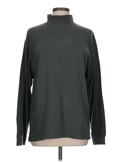 Pre-owned L.l.bean Turtleneck Sweater In Green