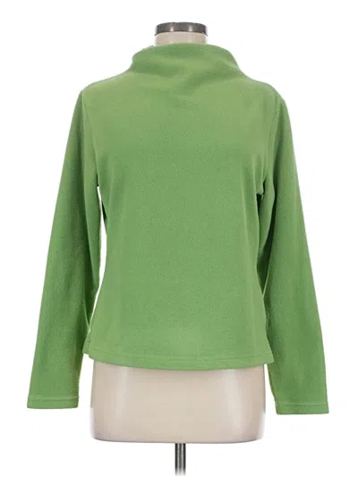 Pre-owned L.l.bean Turtleneck Sweater In Green