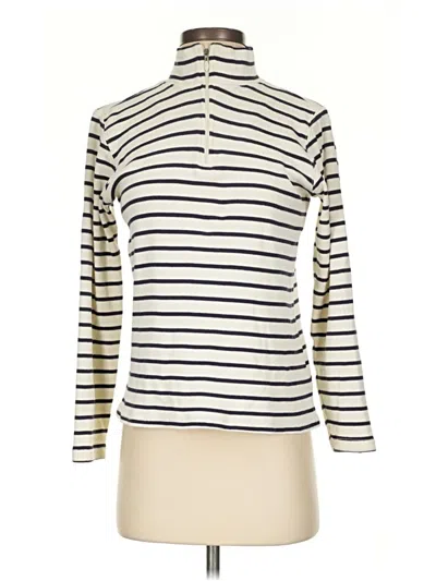 Pre-owned L.l.bean Turtleneck Sweater In Ivory