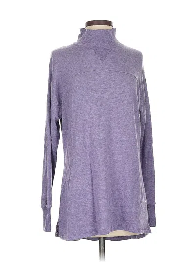 Pre-owned L.l.bean Turtleneck Sweater In Purple