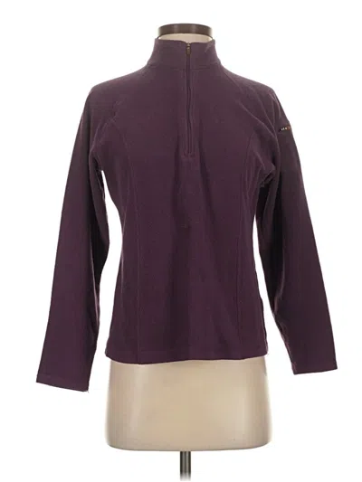 Pre-owned L.l.bean Turtleneck Sweater In Purple