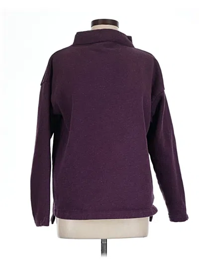 Pre-owned L.l.bean Turtleneck Sweater In Purple