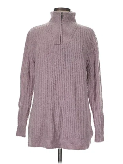Pre-owned L.l.bean Turtleneck Sweater In Purple