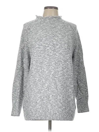 Pre-owned L.l.bean Turtleneck Sweater In Silver