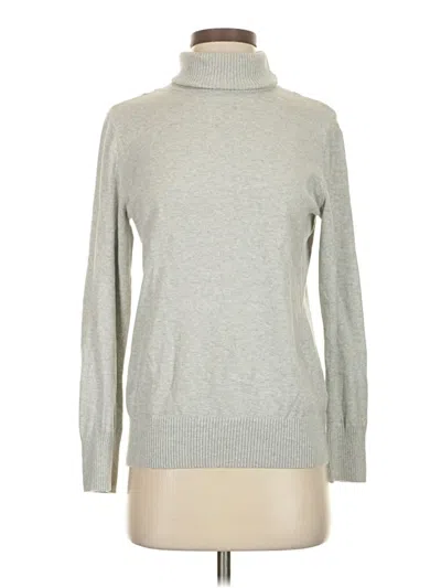 Pre-owned L.l.bean Turtleneck Sweater In Silver