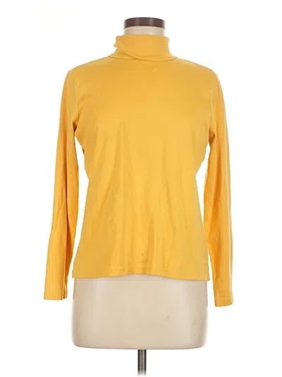 Pre-owned L.l.bean Turtleneck Sweater In Yellow