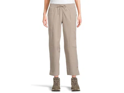 L.l.bean Venturestretch Woven Ankle Pants In Brown