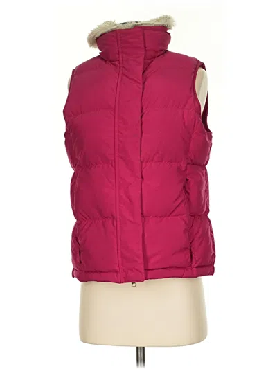 Pre-owned L.l.bean Vest In Pink