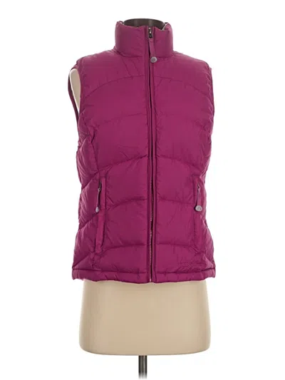 Pre-owned L.l.bean Vest In Purple