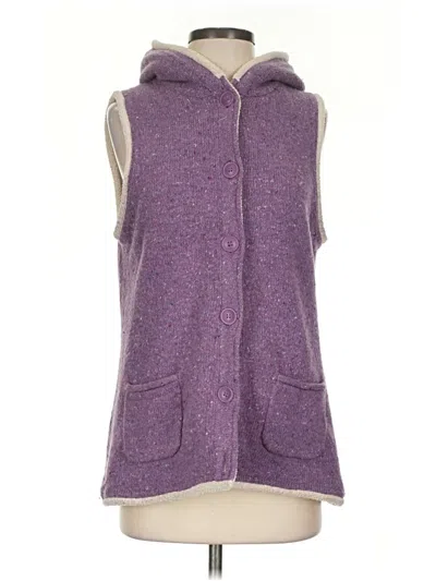 Pre-owned L.l.bean Vest In Purple