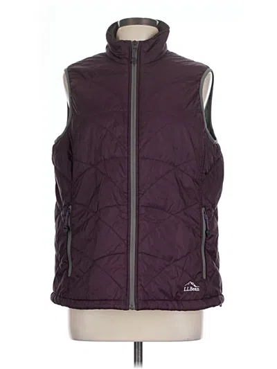 Pre-owned L.l.bean Vest In Purple