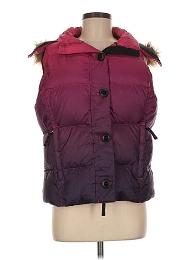 Pre-owned L.l.bean Vest In Purple