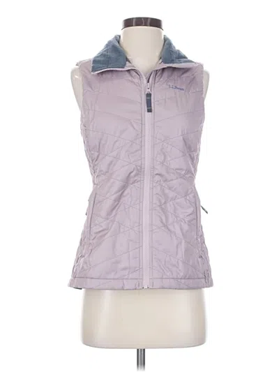 Pre-owned L.l.bean Vest In Purple