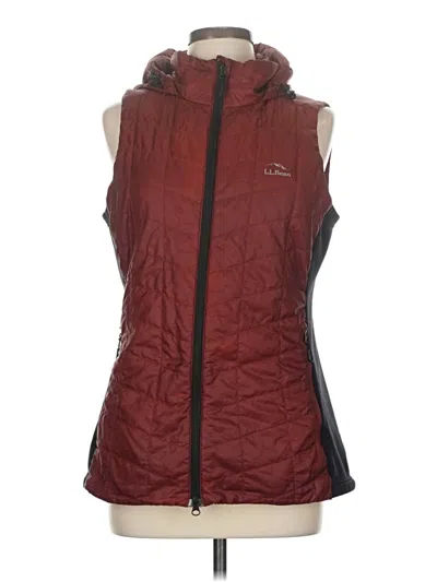 Pre-owned L.l.bean Vest In Red