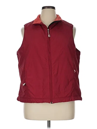 Pre-owned L.l.bean Vest In Red