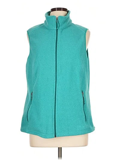 Pre-owned L.l.bean Vest In Teal