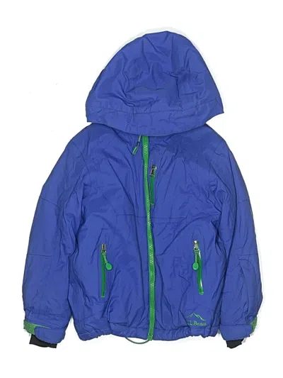 Pre-owned L.l.bean Kids' Windbreaker Jacket In Blue