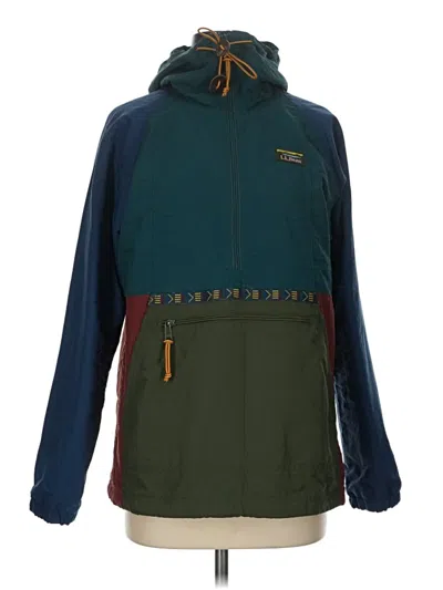 Pre-owned L.l.bean Windbreaker Jacket In Green
