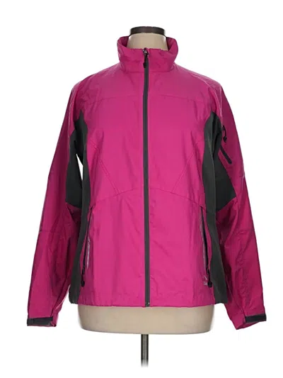 Pre-owned L.l.bean Windbreaker Jacket In Pink
