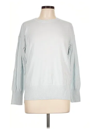 Pre-owned L.l.bean Wool Pullover Sweater In Silver