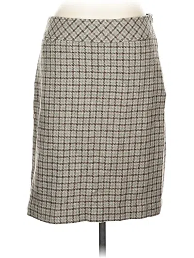 Pre-owned L.l.bean Wool Skirt In Gray