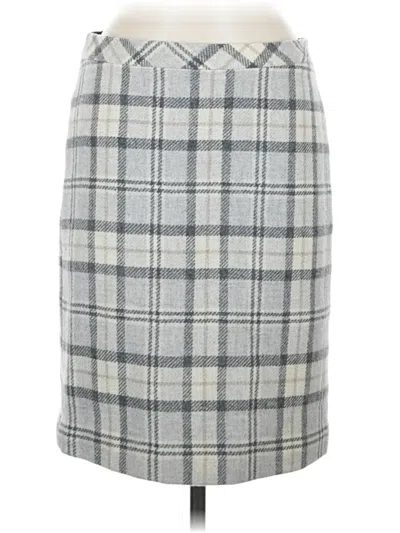 Pre-owned L.l.bean Wool Skirt In Gray