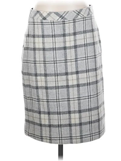 Pre-owned L.l.bean Wool Skirt In Gray