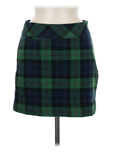 Pre-owned L.l.bean Wool Skirt In Green