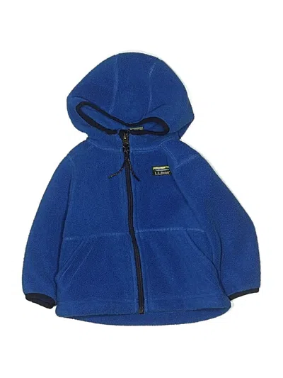 Pre-owned L.l.bean Babies' Zip Up Hoodie In Blue