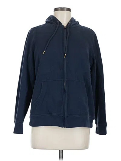 Pre-owned L.l.bean Zip Up Hoodie In Blue