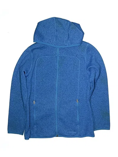 Pre-owned L.l.bean Kids' Zip Up Hoodie In Blue