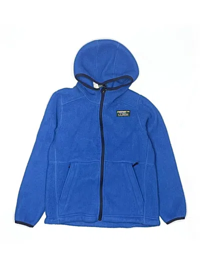 Pre-owned L.l.bean Kids' Zip Up Hoodie In Blue