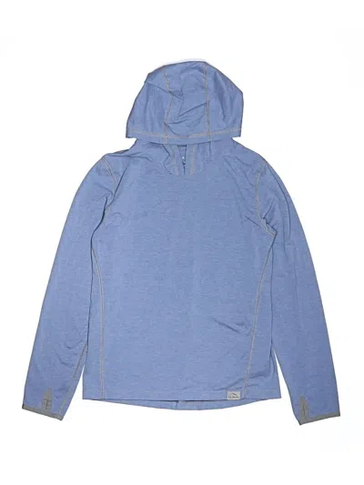 Pre-owned L.l.bean Kids' Zip Up Hoodie In Blue