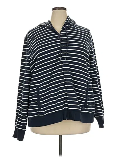 Pre-owned L.l.bean Zip Up Hoodie In Blue