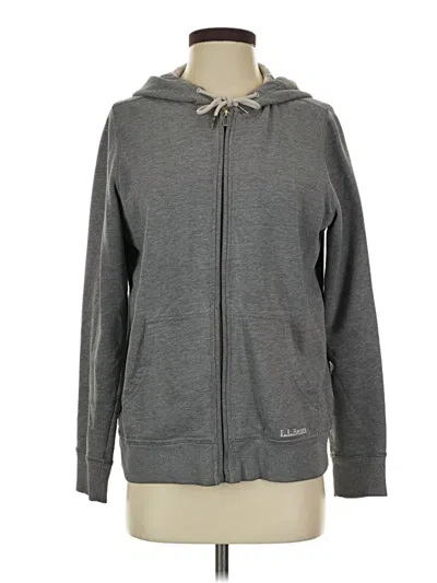 Pre-owned L.l.bean Zip Up Hoodie In Gray