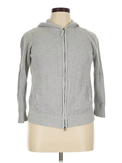 Pre-owned L.l.bean Zip Up Hoodie In Gray