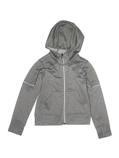 Pre-owned L.l.bean Kids' Zip Up Hoodie In Gray