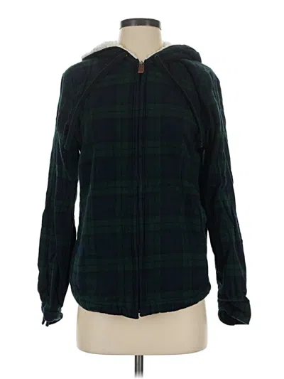 Pre-owned L.l.bean Zip Up Hoodie In Green