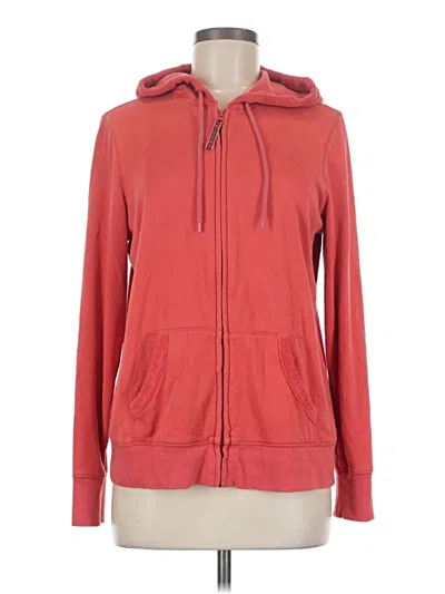 Pre-owned L.l.bean Zip Up Hoodie In Red