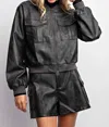 Llove Take Flight Jacket In Black In Black
