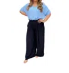 Llove Timeless Threads Pants - Plus In Black In Black